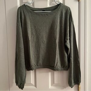 NWT Bobi La Boatneck Ribbed Hemmed Shirt